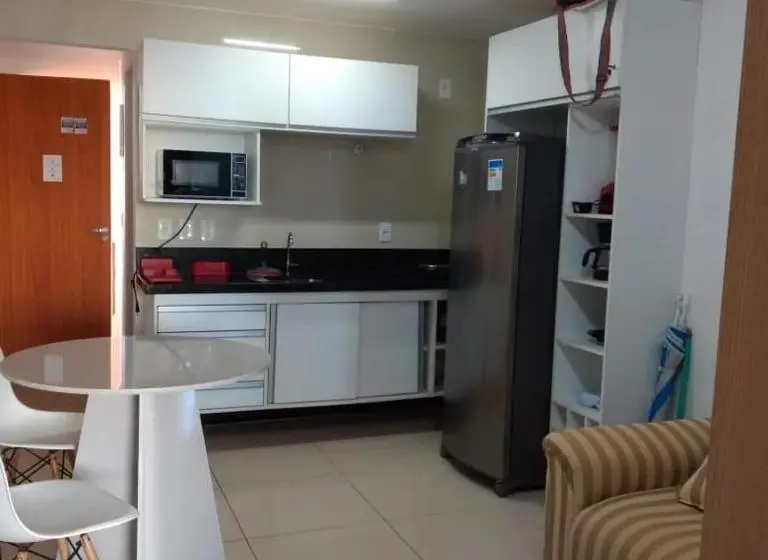 バルコニー付き１ベッドルームアパートメント, Praia Dos Carneiros Flat Hotel Lindo Apto 302