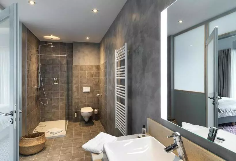 Deluxe-huone Järvinäkymä, Hôtel Beau Site Talloires B Spa