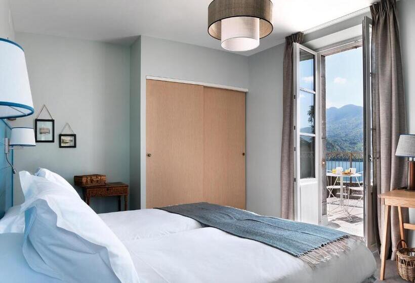 חדר דלוקס נוף לאגם, Hôtel Beau Site Talloires B Spa