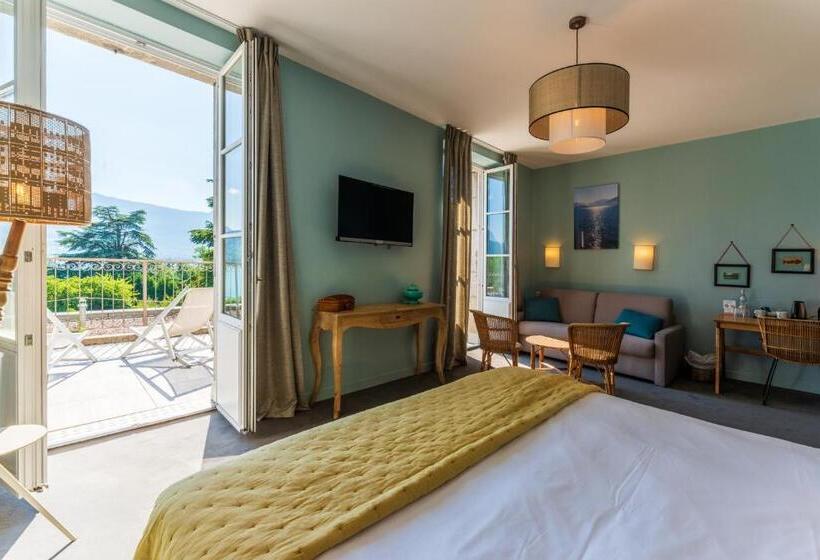 Полулюкс Вид на Озеро, Hôtel Beau Site Talloires B Spa
