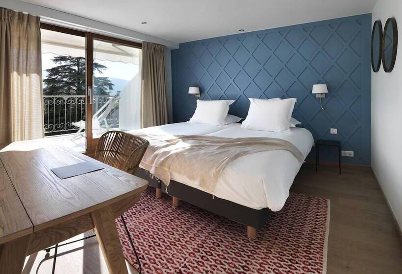 סוויטת ג'וניור נוף לאגם, Hôtel Beau Site Talloires B Spa