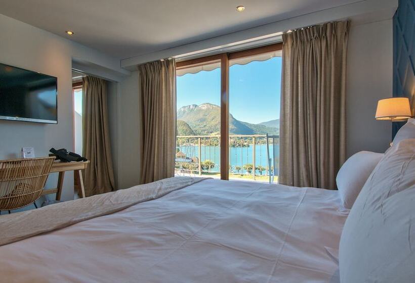 סוויטת ג'וניור נוף לאגם, Hôtel Beau Site Talloires B Spa