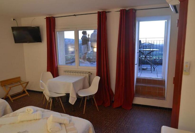 テラス付スタンダードルーム, Hôtel Restaurant Le César