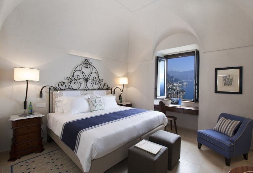 اتاق لوکس با چشم‌انداز دریا, Monastero Santa Rosa Hotel & Spa