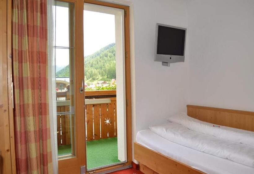 اتاق استاندارد یک تخته با بالکن, Samnaunerhof Vital