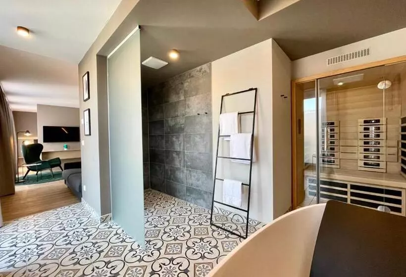 آپارتمان 1 خوابه با تراس, Zeitwohnhaus Suite Hotel & Serviced Apartments