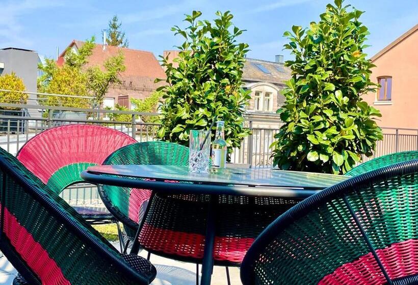 Апартаменты 1 Спальня с Террасой, Zeitwohnhaus Suite Hotel & Serviced Apartments