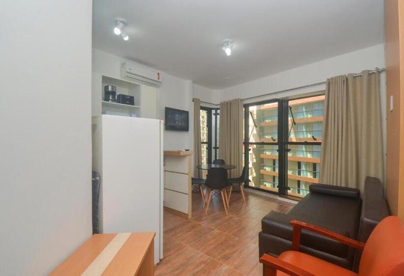 Appartement met 1 Slaapkamer, Flat Gonzaga Praia
