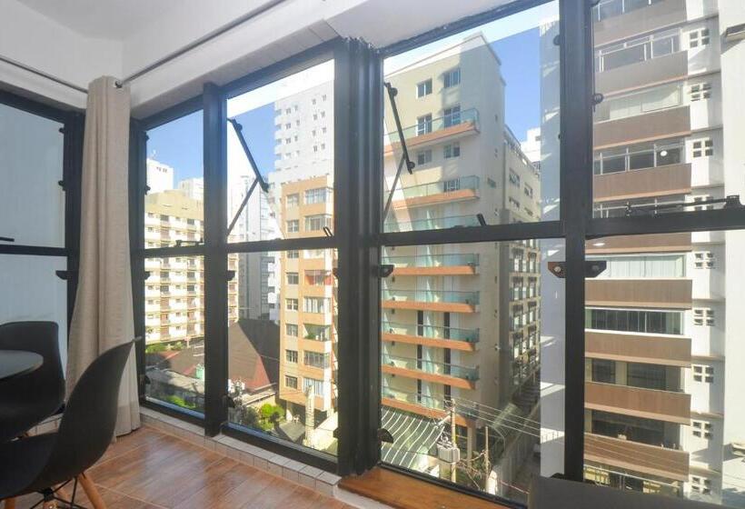 침실 1개 아파트, Flat Gonzaga Praia