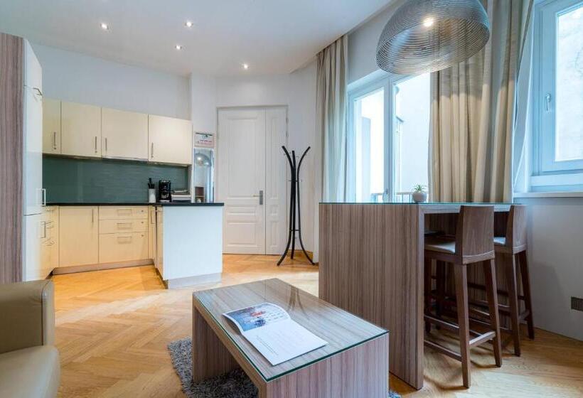 带1个卧室的高级公寓, Vienna Residence, City Hall Parliament