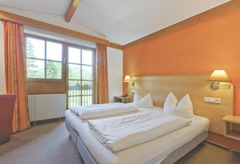 标准间带阳台, Alphotel Ettal