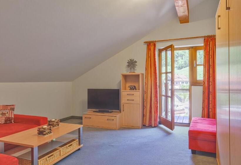 Апартаменты 1 Спальня с Балконом, Alphotel Ettal