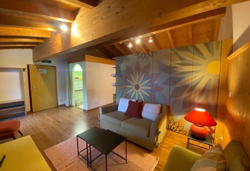 Семейный Номер Вид на Горы, Sportlodge Klosters