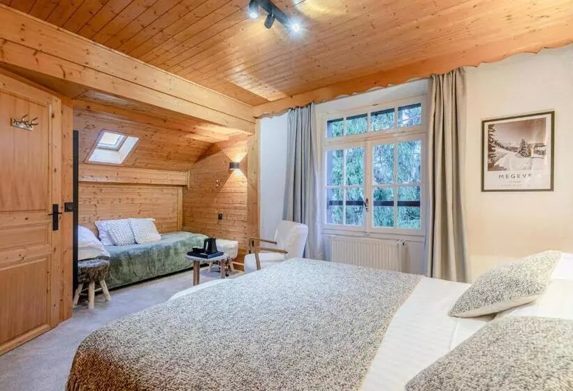 スタンダードトリプルルーム, Le Chalet D Antoine   Centre De Megève