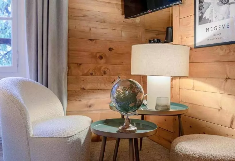 バルコニー付きスタンダードルーム, Le Chalet D Antoine   Centre De Megève