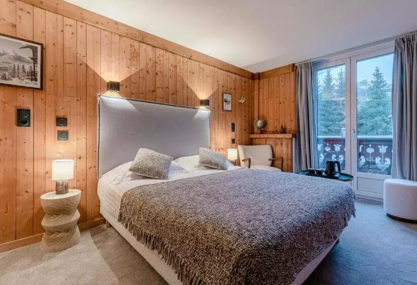 バルコニー付きスタンダードルーム, Le Chalet D Antoine   Centre De Megève