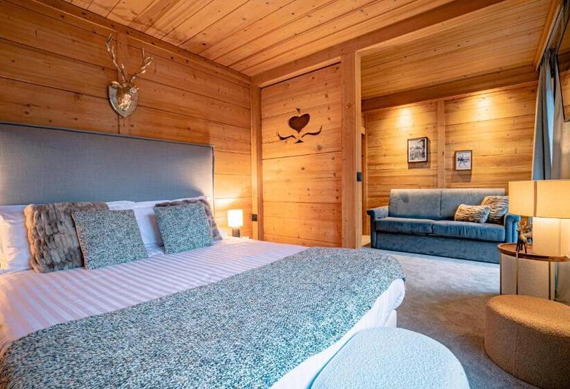 חדר סטנדרט לשלושה עם מרפסת, Le Chalet D Antoine   Centre De Megève