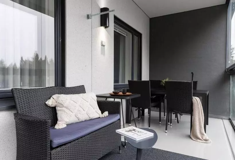 Huoneisto 1 Makuuhuone Parveke, Vuokatti Suites Apartments
