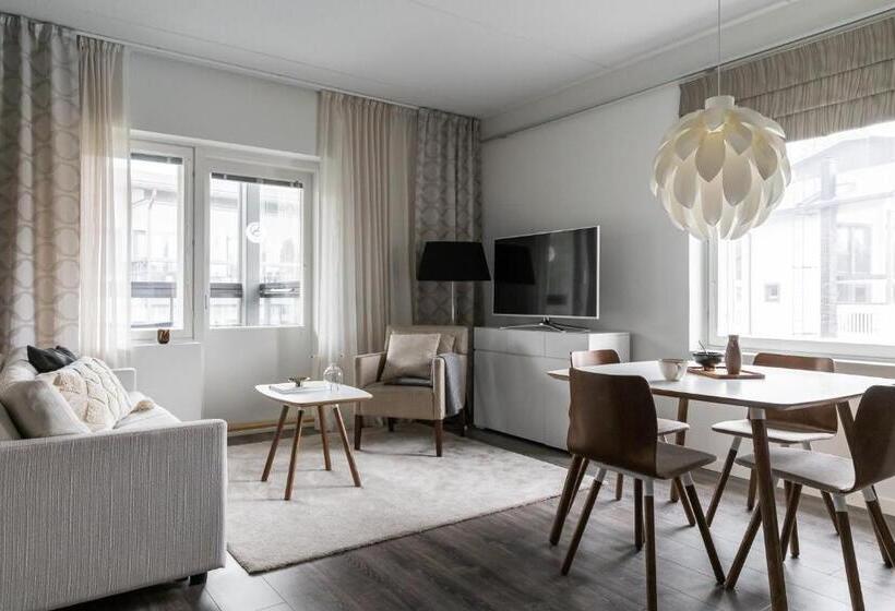 Апартаменты 1 Спальня с Балконом, Vuokatti Suites Apartments