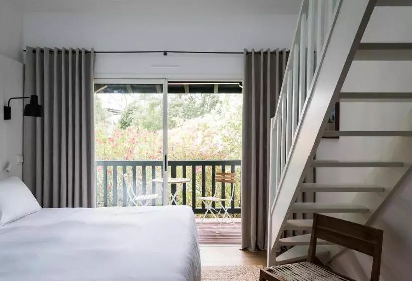 バルコニー付きスタンダードルーム, Hôtel Les Hortensias Du Lac