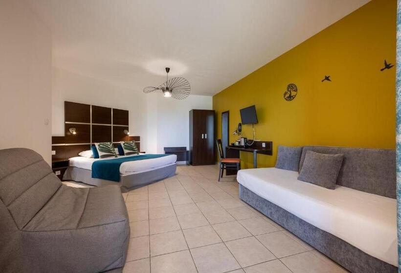 4인용 스탠다드 룸, The Originals City, Hôtel Côté Sud, Marseille Est