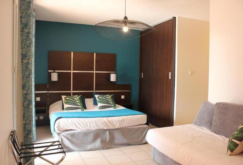 4인용 스탠다드 룸, The Originals City, Hôtel Côté Sud, Marseille Est