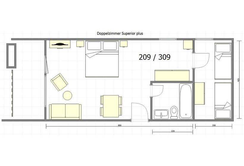 プレミアム４ベッドルーム, Badehotel Salina Maris – Wellness & Vintage
