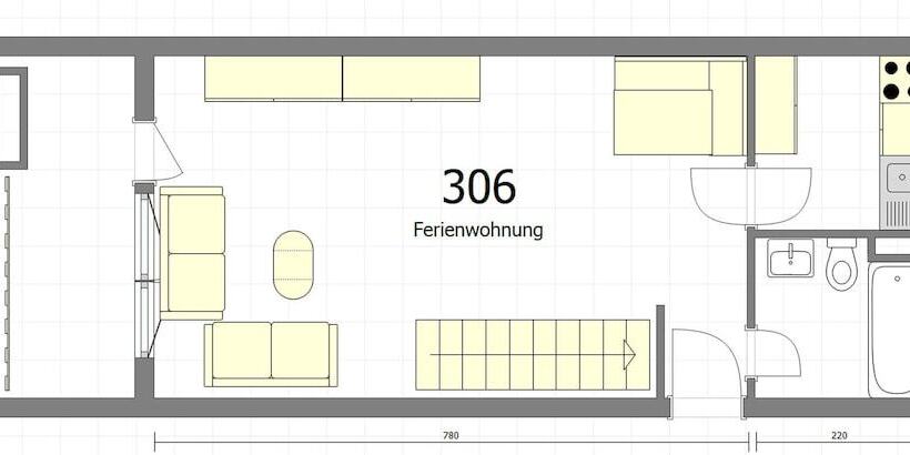 １ベッドルームアパートメント, Badehotel Salina Maris – Wellness & Vintage