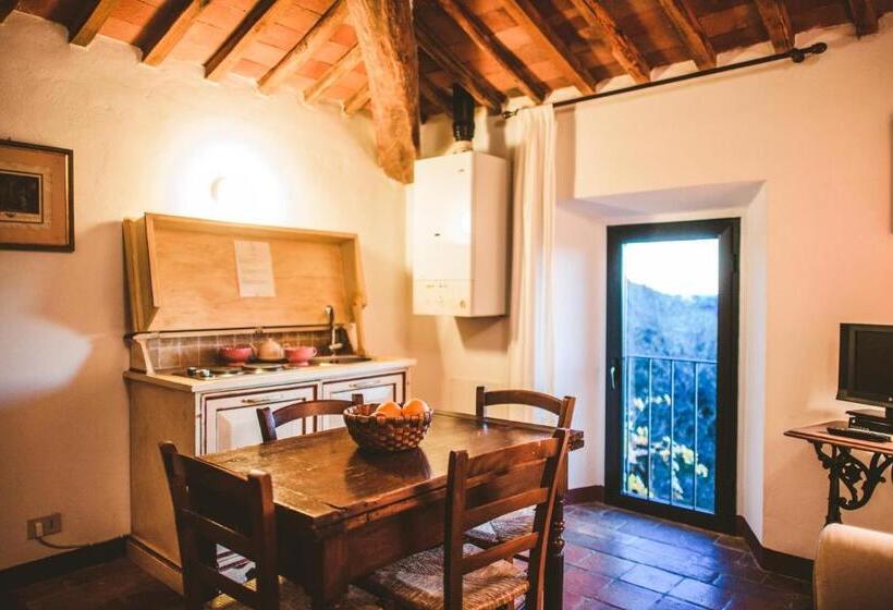 침실 2개 아파트, Fattoria Di Corsignano