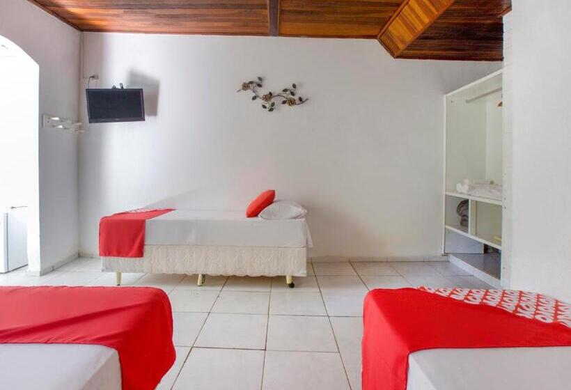 חדר סטנדרט לארבעה, Pousada Recanto Shangri Lá