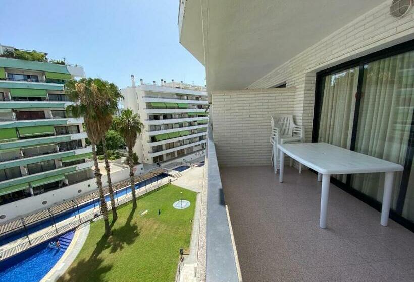 דירת חדר נוף לבריכה, Apartamento Cerca Del Paseo Y Port Aventura
