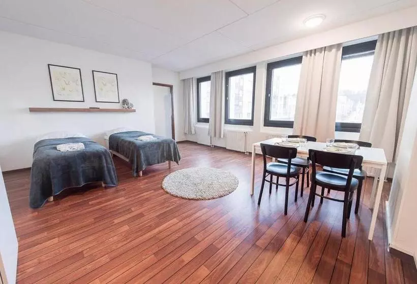 スタンダード４人部屋, Forenom Aparthotel Lahti