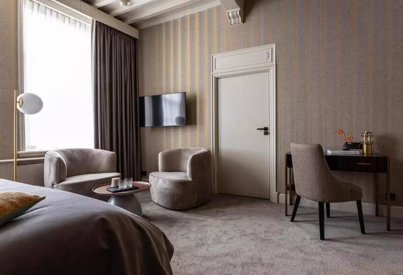 キングサイズベッドのスーペリアルーム, Poorter Boutique Hotel Brielle