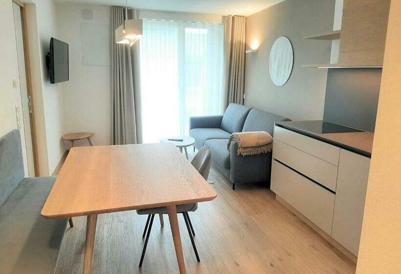 آپارتمان 1 خوابه با بالکن, Residence Amoret