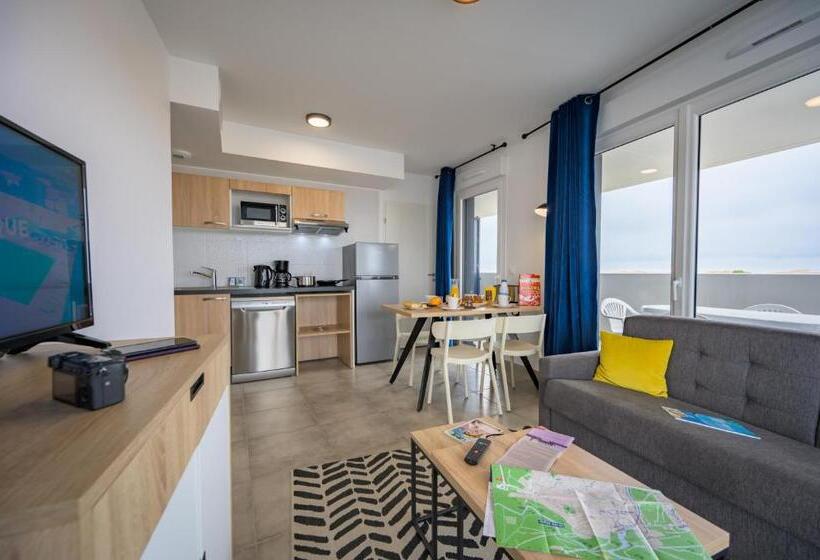 Апартаменты 2 Спальни, Résidence Néméa Le Sylène