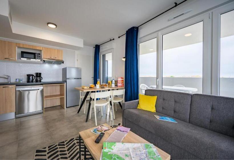 Апартаменты 2 Спальни, Résidence Néméa Le Sylène