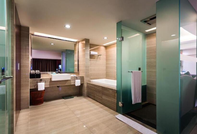 جناح ديلوكس سرير كينج, Grand Mercure Xiamen Downtown Free Welcome Fruit & Metro Station