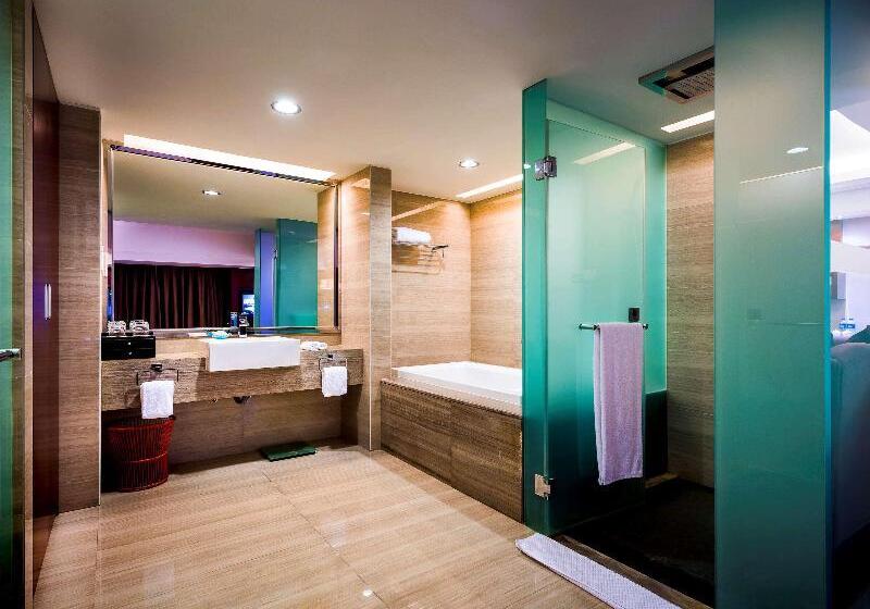 غرفة ديلوكس سرير كينج, Grand Mercure Xiamen Downtown Free Welcome Fruit & Metro Station