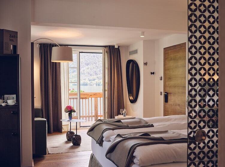 غرفة قياسية مطلّة علي البحيرة, Seehotel Grundlsee