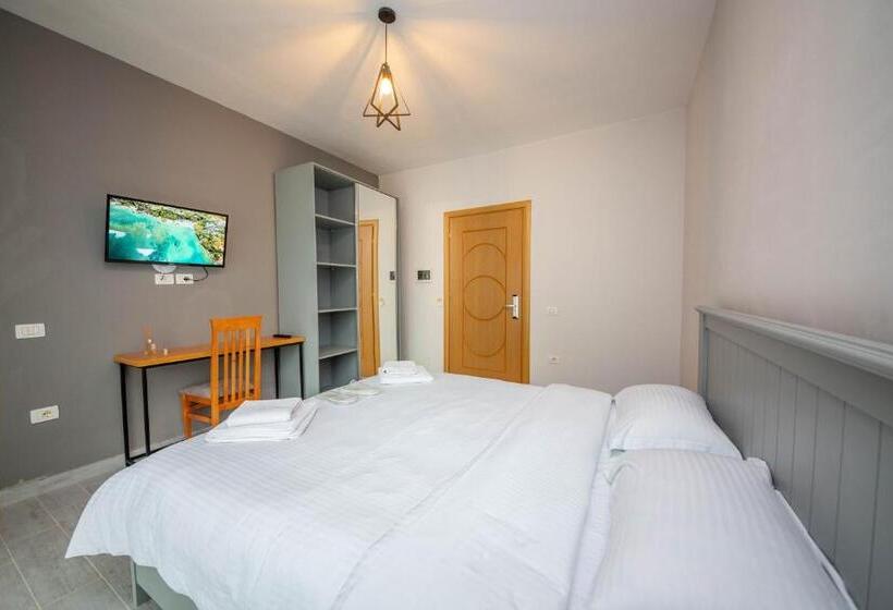 חדר סטנדרט נוף לים עם מרפסת, Aerial Hotel & Spa