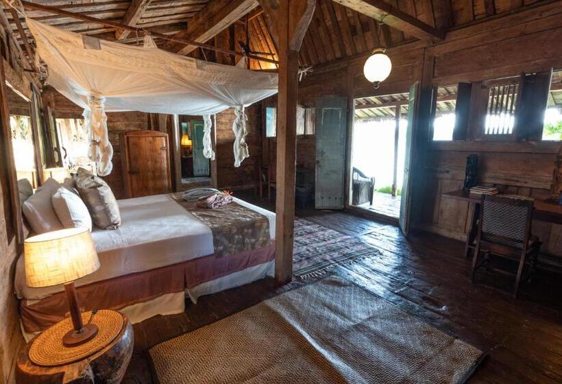 וילה דלוקס חדר שינה 1, Ratua Private Island Resort