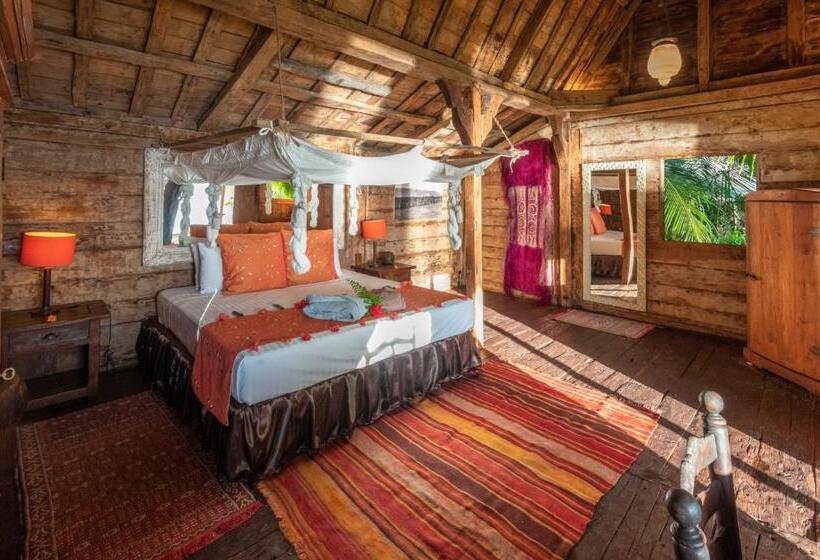 וילה דלוקס חדר שינה 1, Ratua Private Island Resort