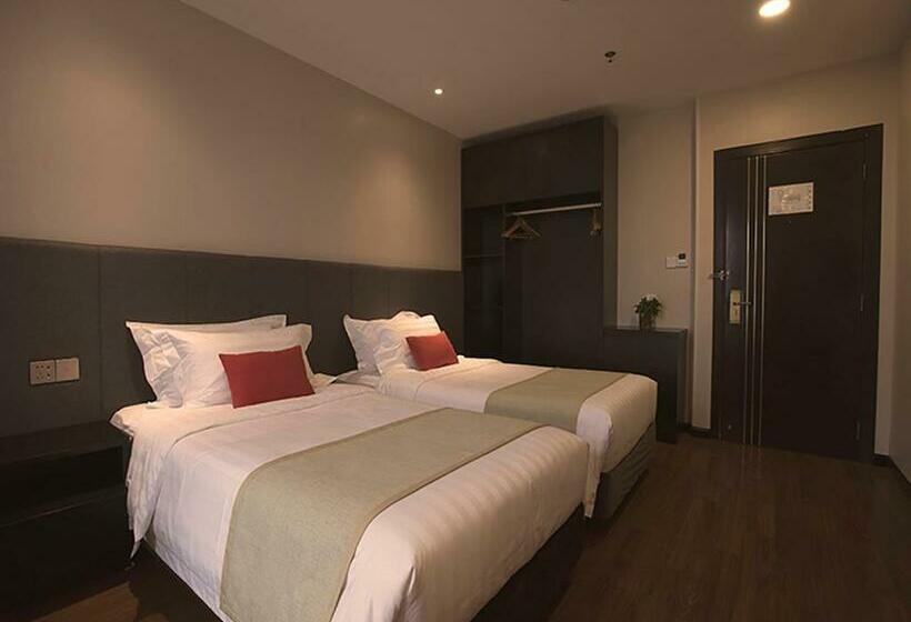 디럭스 룸, Shanghai Joyful Star Hotel Free Shuttle Bus To Pudong Airport And Disney