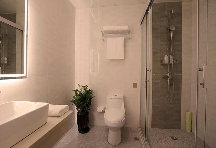디럭스 룸, Shanghai Joyful Star Hotel Free Shuttle Bus To Pudong Airport And Disney