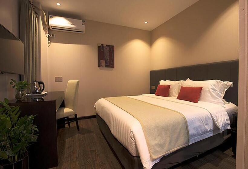 标准间, Shanghai Joyful Star Hotel Free Shuttle Bus To Pudong Airport And Disney