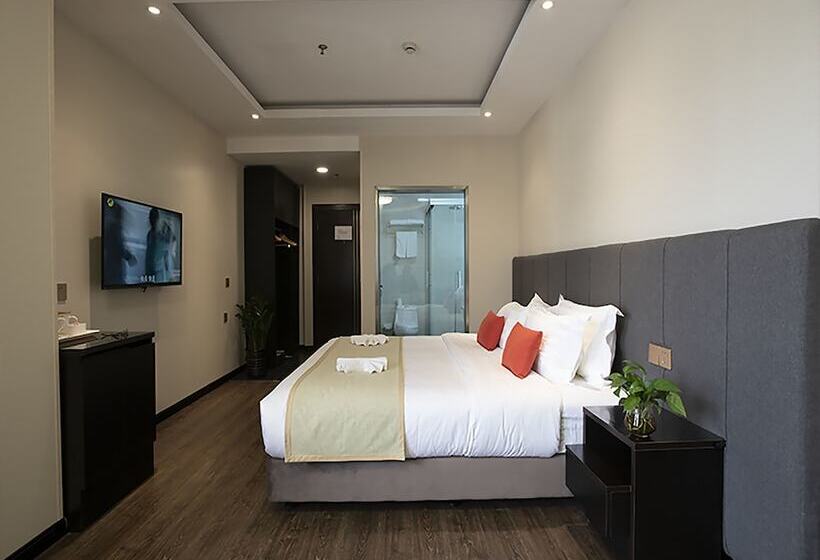 디럭스 룸, Shanghai Joyful Star Hotel Free Shuttle Bus To Pudong Airport And Disney