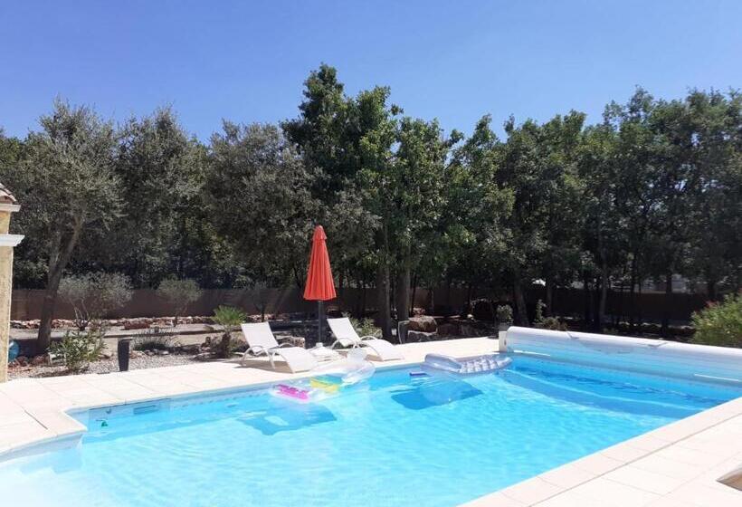 스탠다드 룸 풀장 전망, Chambres D Hãƒæ’ã‚â´tes Dans Authentique Mas Avec Piscine En Provence