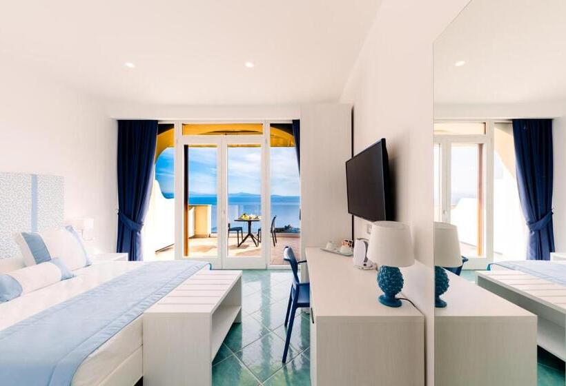 اتاق استاندارد با تراس, Sea View Ravello