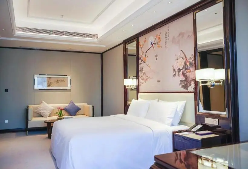 キングサイズベッドのデラックスルーム, Wyndham Grand Tongren Downtown