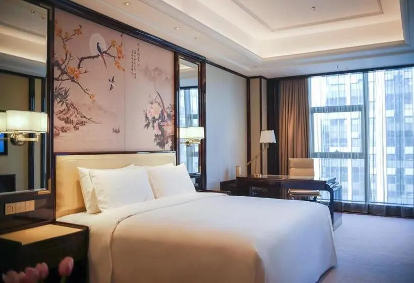 キングサイズベッドのデラックスルーム, Wyndham Grand Tongren Downtown